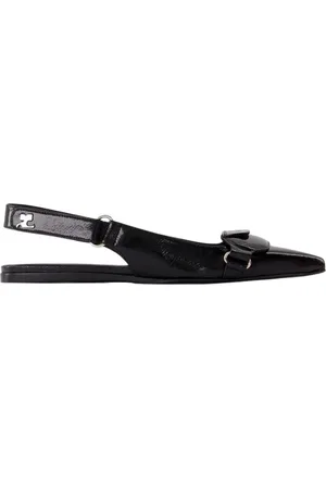 Courrèges Buty, Kobieta, Czarny, 36 EU, Skóra, Vinyl Flat Buty