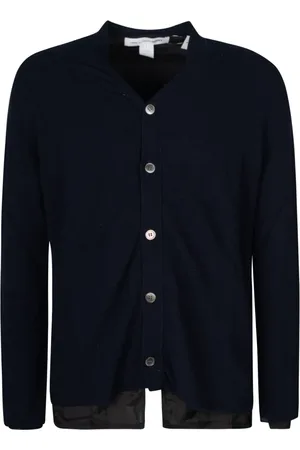 Comme des Garçons Swetry, Mężczyzna, Niebieski, L, Cardigan