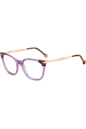 Carolina Herrera Akcesoria, Kobieta, Fioletowy, 53 MM, Oprawki optyczne