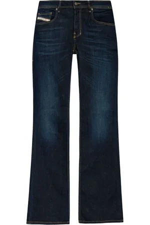 Diesel Jeansy, Mężczyzna, Niebieski, W33, Flare Jeansy