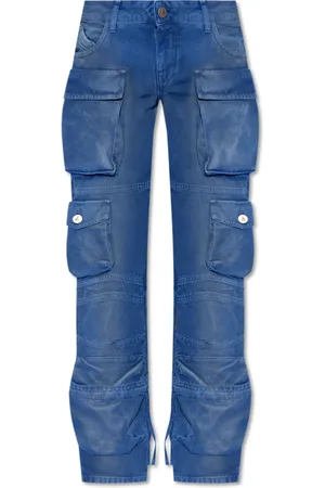 The Attico Jeansy, Kobieta, Niebieski, 2XS, Bawełna, Essie Long Cargo