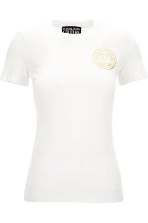 VERSACE Koszulki, Kobieta, Biały, XS, Koszulki i Pola Białe