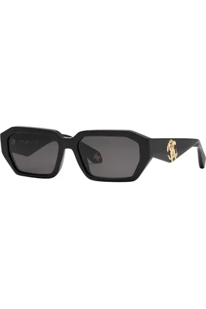 Roberto Cavalli Akcesoria, Kobieta, Czarny, ONE SIZE, Okulary przeciwsłoneczne Mirror Snake Collection