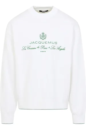 Jacquemus Bluzy, Mężczyzna, Biały, S, Biała Sweter dla Mężczyzn