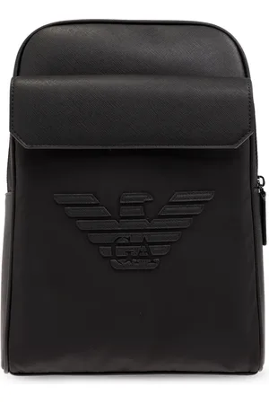 Emporio Armani Torebki, Mężczyzna, Czarny, ONE SIZE, Plecak