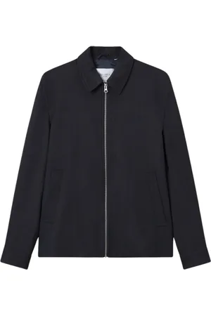 Les Deux Kurtki, Mężczyzna, Niebieski, XL, Granatowa kurtka typu coach w jodełkę Dark Navy