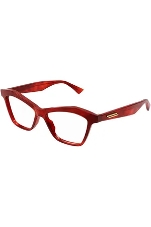 Bottega Veneta Akcesoria, Kobieta, brązowy, ONE SIZE, Okulary korekcyjne typu kocie oko