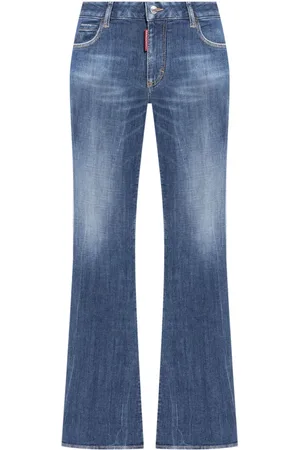 Dsquared2 Jeansy, Kobieta, Niebieski, M, Granatowe spodnie z 5 kieszeniami