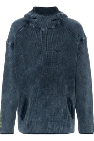 Diesel Bluzy, Mężczyzna, Niebieski, S, Bawełna, Stylowa Kolekcja Swetrów