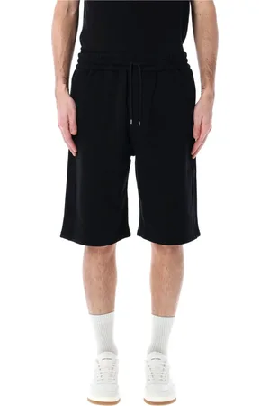 Saint Laurent Szorty, Mężczyzna, Czarny, XL, Czarne Szorty z polaru Cassandre