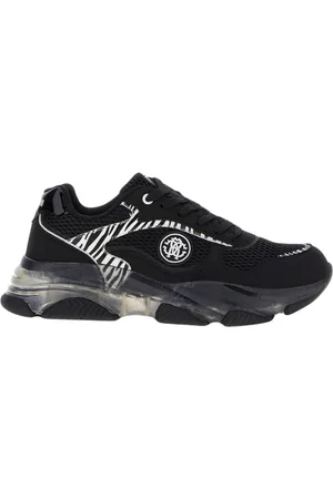 Roberto Cavalli Buty, Kobieta, Czarny, 40 EU, Czarne Sneakersy z logo RC Damskie