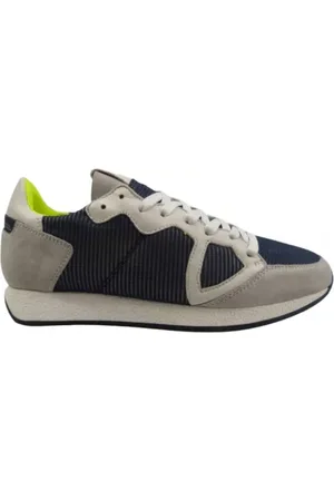 Philippe model Buty, Kobieta, Wielobarwność, 37 EU, Niebieskie Trampki dla Mężczyzn