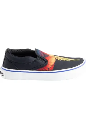 MARCELO BURLON Buty, Mężczyzna, Czarny, 41 EU, Czarne Czerwone Sneakersy
