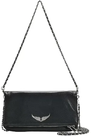 Zadig & Voltaire Torebki, Kobieta, Czarny, ONE SIZE, Bawełna, Leather shoulder-bags