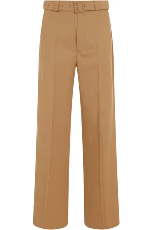 DRIES VAN NOTEN Spodnie, Mężczyzna, brązowy, L, Wełna, Spodnie Paulson