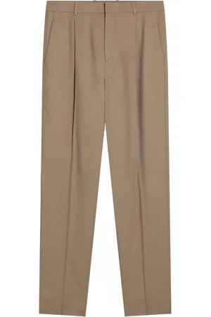 Saint Laurent Spodnie, Mężczyzna, brązowy, L, Spodnie regular fit