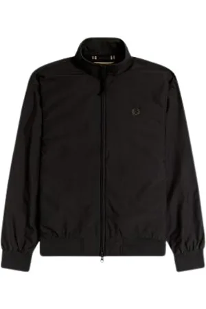 Fred Perry Bluzy, Mężczyzna, Czarny, XL, Nylon, Kurtka Brentham