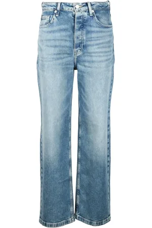 Tommy Hilfiger Jeansy, Kobieta, Niebieski, W32, Klasyczne jeansy z 99% bawełny