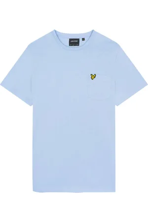 Lyle & Scott Koszulki, Mężczyzna, Niebieski, XL, Koszulka z krótkim rękawem Ts 2022V
