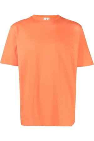 Heron Preston Koszulki, Mężczyzna, Pomarańczowy, M, Bawełna, Logo T-Shirt