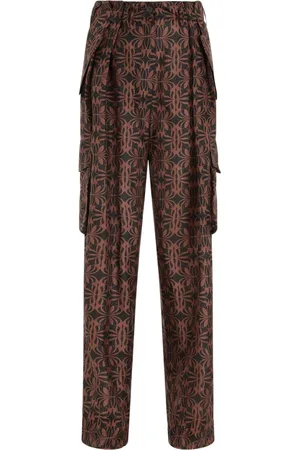 DRIES VAN NOTEN Spodnie, Kobieta, brązowy, M, Spodnie Polkar