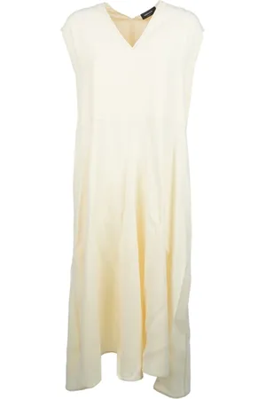 Fabiana Filippi Sukienki, Kobieta, Beżowy, XS, Abiti Maxi Dress