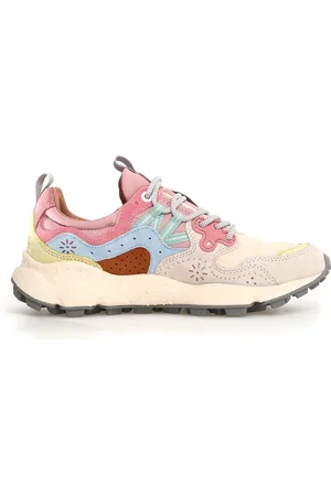 Flower Mountain Buty, Kobieta, Wielobarwność, 39 EU, Zamsz, Wielokolorowe Sneakersy z Sportowym Wyglądem