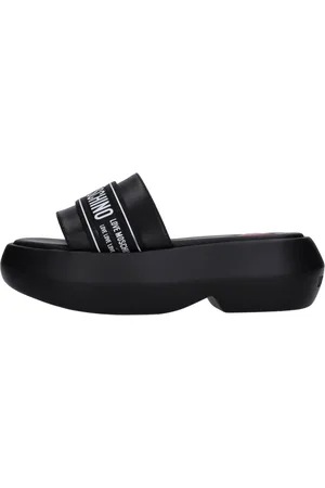 Moschino Buty, Kobieta, Czarny, 40 EU, Sandały Czarne