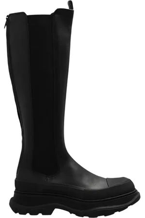 Alexander McQueen Buty, Kobieta, Czarny, 40 EU, Skórzane kozaki