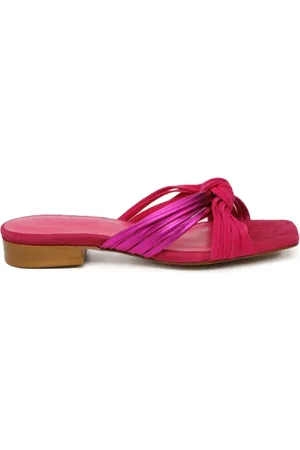 Fabienne Chapot Buty, Kobieta, Różowy, 38 EU, Skóra, Stylowe Klapki