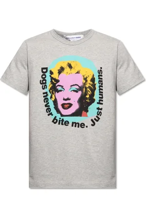 Comme des Garçons Koszulki, Mężczyzna, Szary, M, Bawełna, T-Shirt