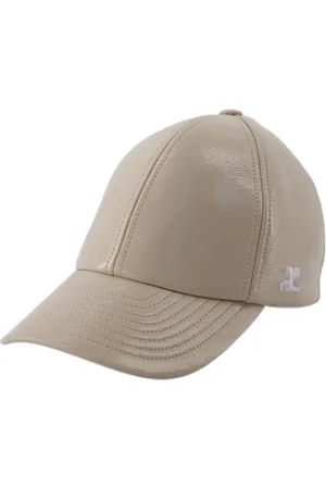 Courrèges Akcesoria, Kobieta, Beżowy, M, Vinyl Cap Reedition