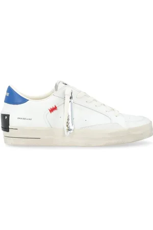 Crime london Buty, Mężczyzna, Biały, 44 EU, Skóra, Deluxe Skateboard Sneakers