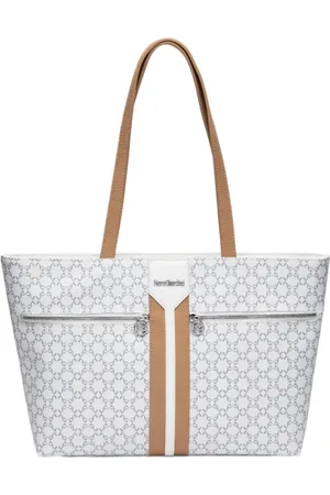 Nero Giardini Torebki, Kobieta, Biały, ONE SIZE, Damska torba typu tote z materiału technicznego