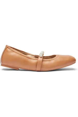 Stuart Weitzman Buty, Kobieta, brązowy, 39 1/2 EU, Skóra, Baleriny Goldie