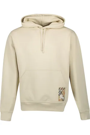 Burberry Bluzy, Mężczyzna, Beżowy, L, Bawełna, Cavalier Hoodie