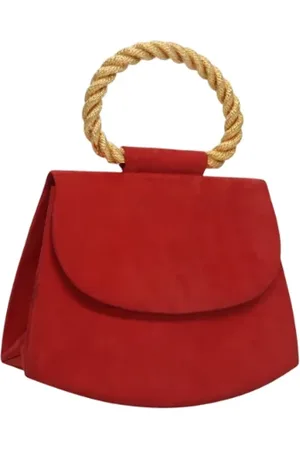 Saint Laurent Pre-owned, Kobieta, Czerwony, ONE SIZE, Zamsz, Pre-owned Suede handbags
