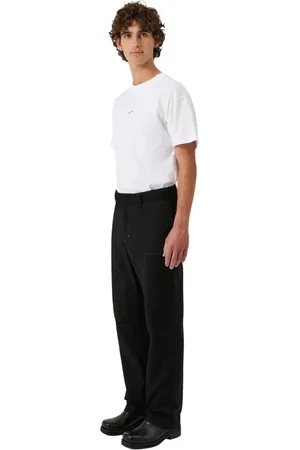 Soulland Spodnie, Mężczyzna, Czarny, L/XL, Bawełna, Spodnie Emery