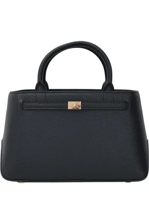 Elisabetta Franchi Torebki, Kobieta, Czarny, ONE SIZE, Poliester, Czarna Torebka Elegancka Sofistykowana Must-Have