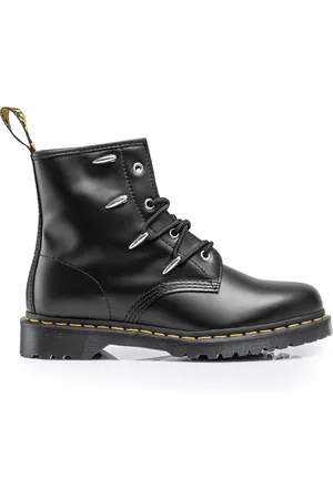 Dr. Martens Buty, Mężczyzna, Czarny, 46 EU, Skóra, Czarne skórzane buty sznurowane