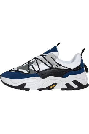 Mikakus Buty, Mężczyzna, Wielobarwność, 44 EU, Nylon, Niebieskie Szkło Fusion Sneakers