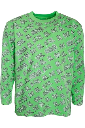 ERL Koszulki, Mężczyzna, Zielony, L, Long Sleeve Tops