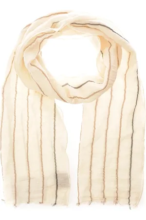 Fendi Akcesoria, Mężczyzna, Biały, ONE SIZE, Stylowy Szal