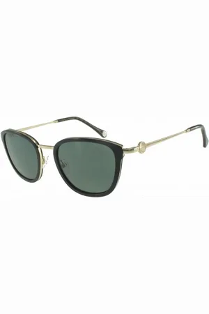 Inès de la Fressange Akcesoria, unisex, Czarny, ONE SIZE, Eleganckie Czarne Okulary Przeciwsłoneczne Maelys