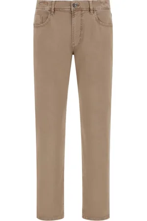 Boggi Milano Jeansy, Mężczyzna, Beżowy, W36, Bawełna, Jeansyy ze Streczowej Bawełny