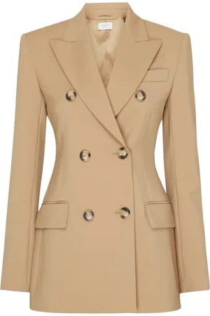 Sportmax Kurtki, Kobieta, Beżowy, S, Stylowa Marynarka