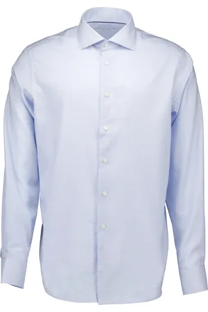 Eton Koszule, Mężczyzna, Niebieski, XL, Bawełna, Koszula Twill
