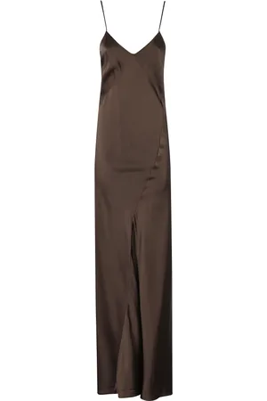 Herskind Sukienki, Kobieta, brązowy, M, Elegancka Sukienka Renate