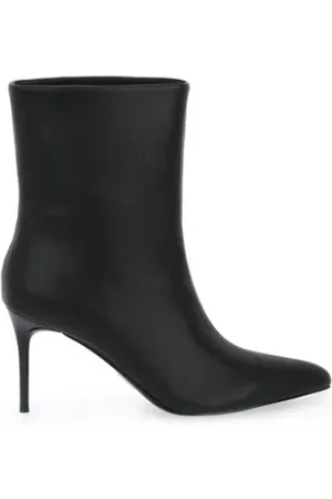 Steve Madden Buty, Kobieta, Czarny, 38 EU, Skóra, Eleganckie skórzane damskie botki - Lyricals
