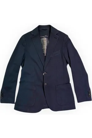 Circolo Kurtki, Mężczyzna, Niebieski, 3XL, Bawełna, Marynarka Oxford